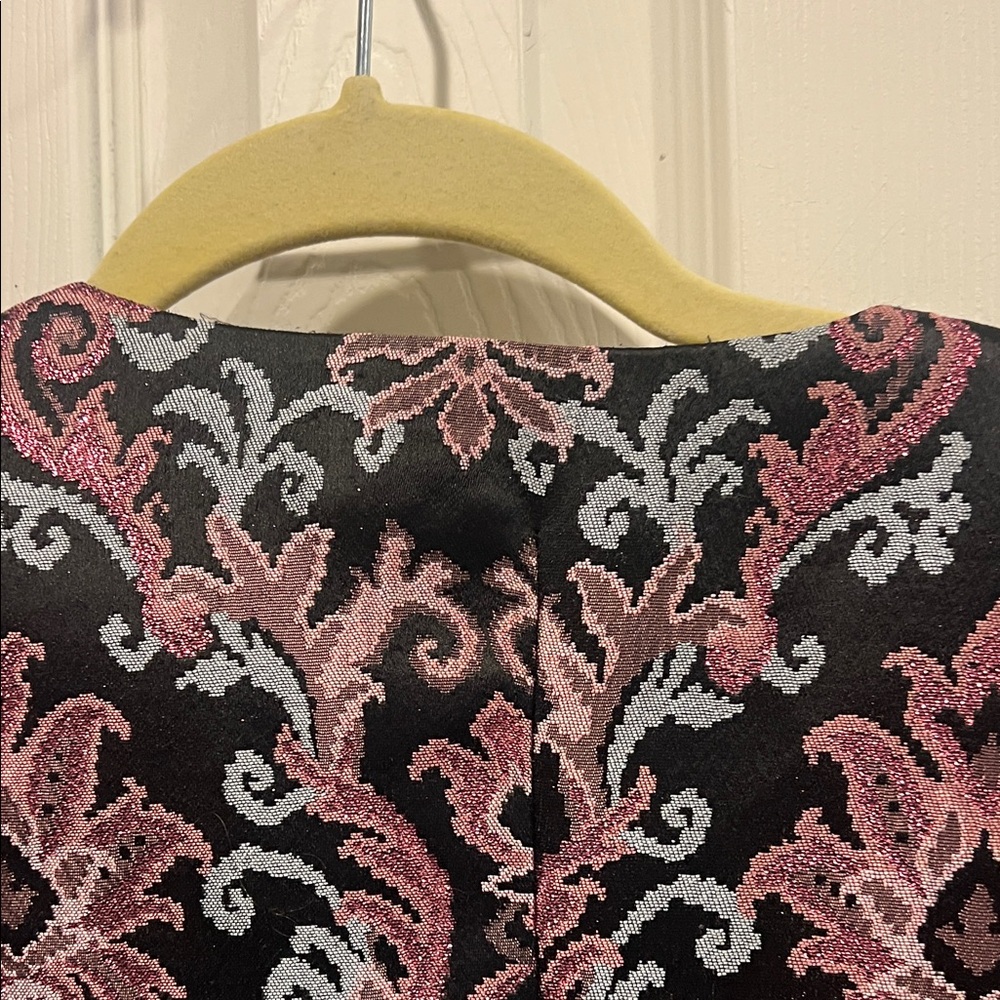 Kate Spade Black and Pink Brocade Jacket - Picture 10 of 10